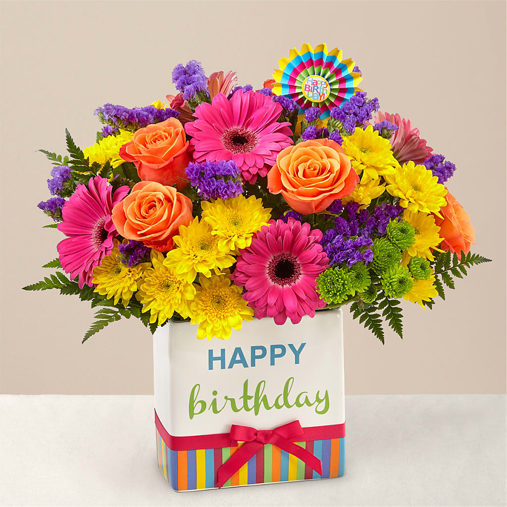Birthday Brights Bouquet – LAKELINE FLORIST & GIFTS, Austin TX