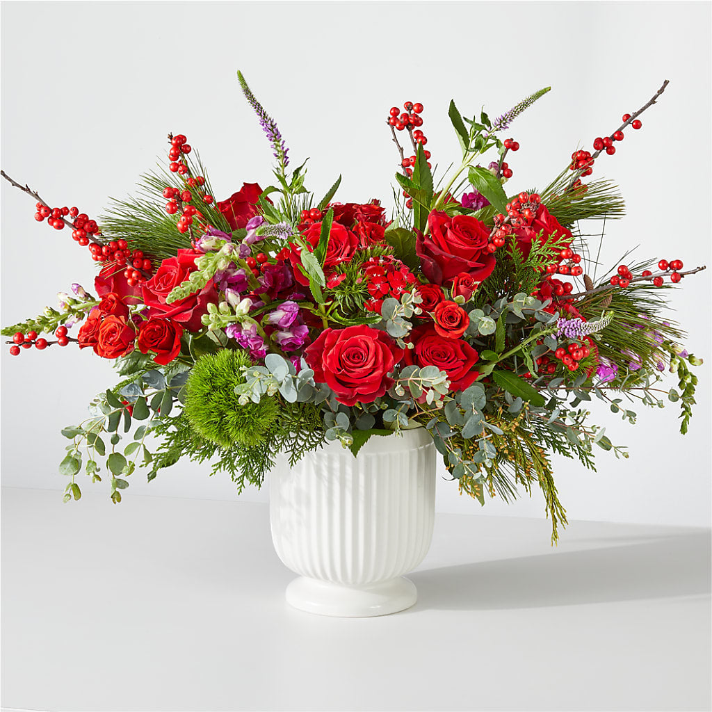 Big Red Bow Bouquet – LAKELINE FLORIST & GIFTS, Austin TX