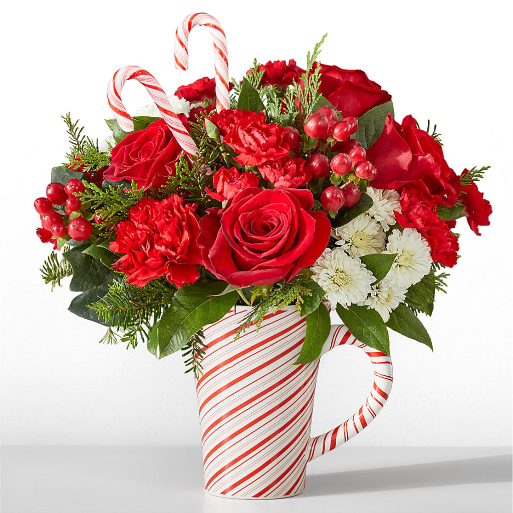 Peppermint Swirl Mug – LAKELINE FLORIST & GIFTS, Austin TX