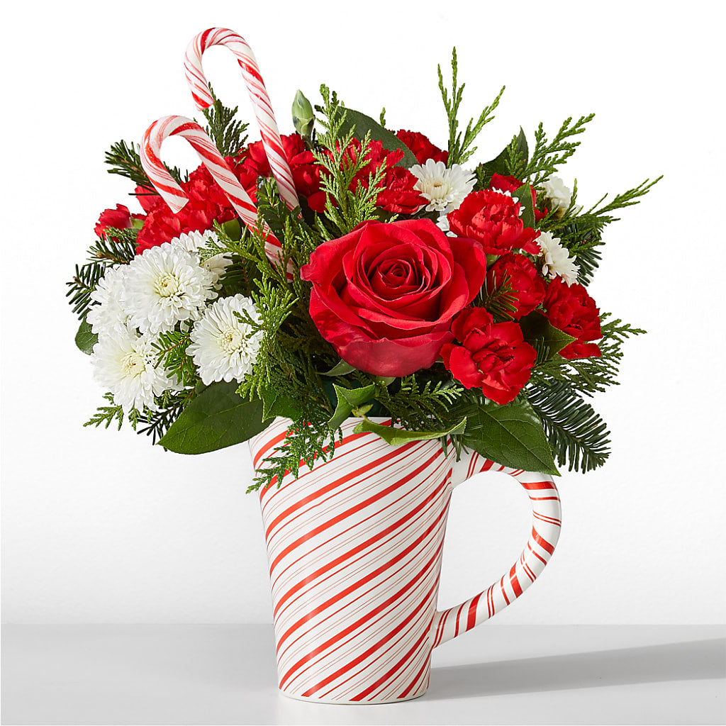 Peppermint Swirl Mug – LAKELINE FLORIST & GIFTS, Austin TX