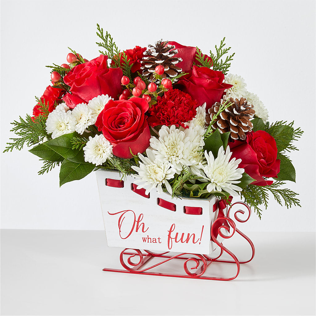 Sleigh Bells Bouquet – LAKELINE FLORIST & GIFTS, Austin TX