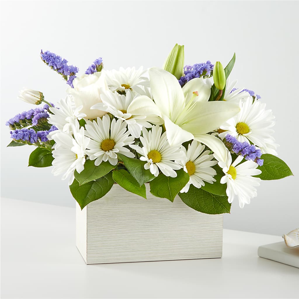 Beyond Blue Box Bouquet – LAKELINE FLORIST & GIFTS, Austin TX