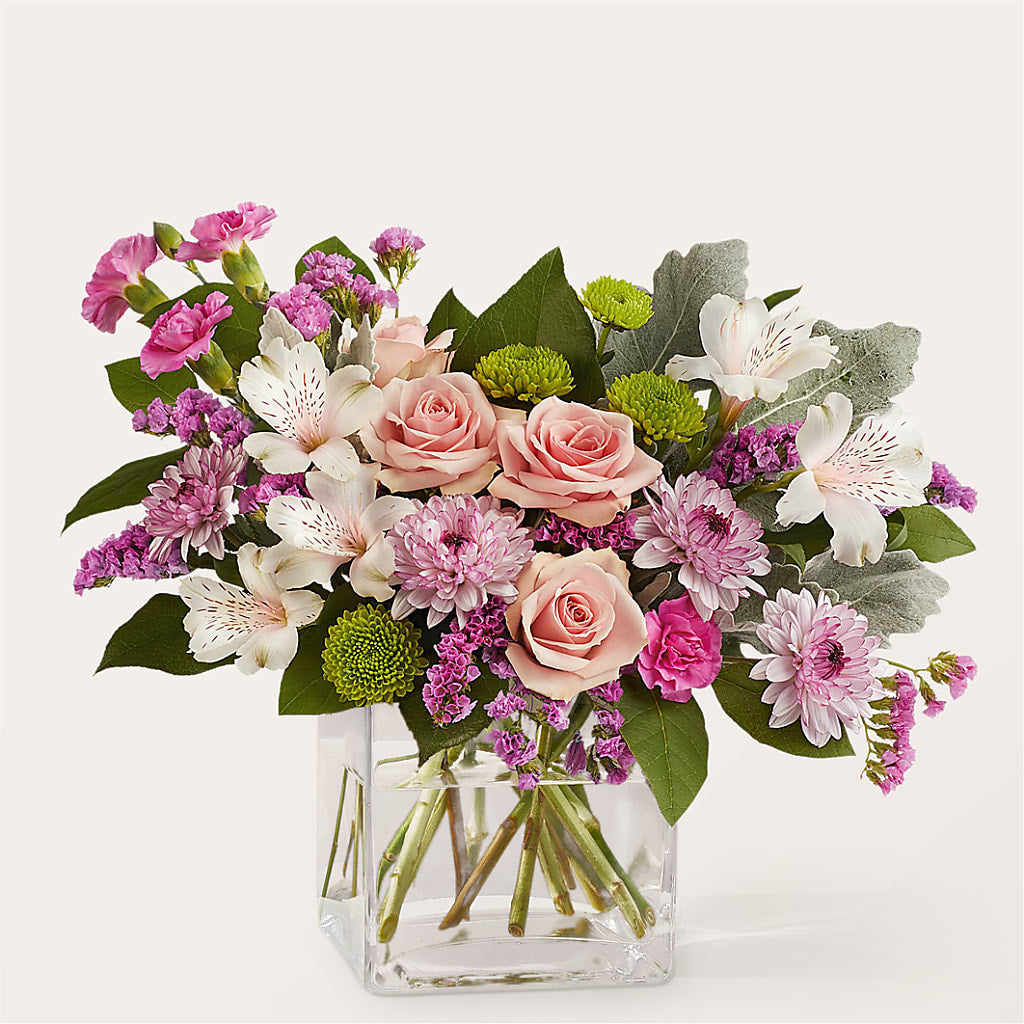 Pink Suede Bouquet – LAKELINE FLORIST & GIFTS, Austin TX