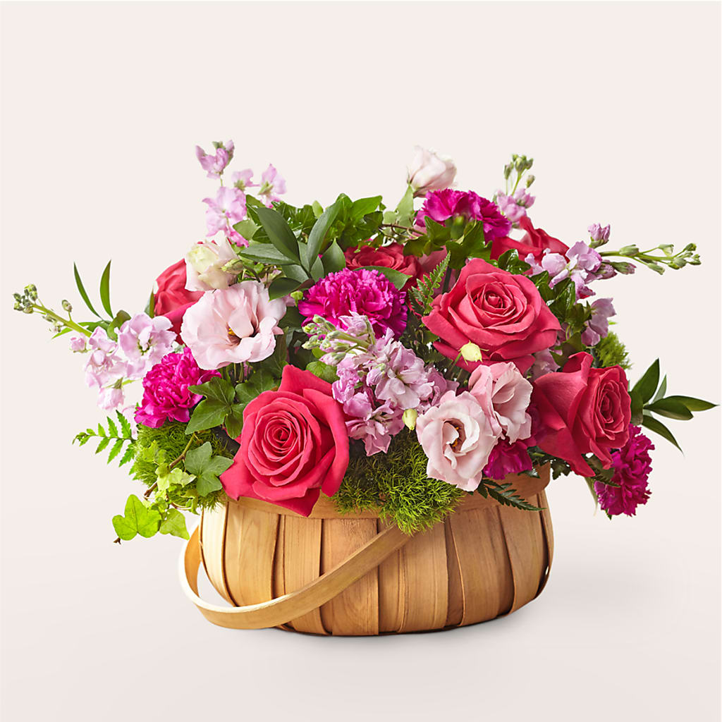 Radiance in Bloom Basket – LAKELINE FLORIST & GIFTS, Austin TX