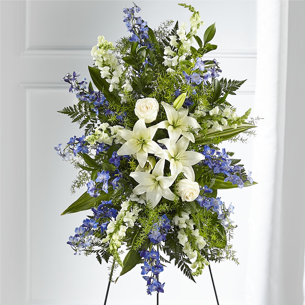 Faithful Friend Standing Spray – LAKELINE FLORIST & GIFTS, Austin TX