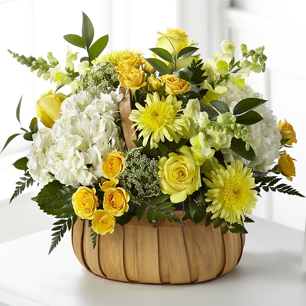 Rustic Remembrance Basket – LAKELINE FLORIST & GIFTS, Austin TX