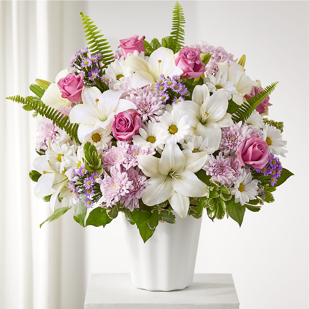 Warmest Thoughts Tabletop Basket – LAKELINE FLORIST & GIFTS, Austin TX