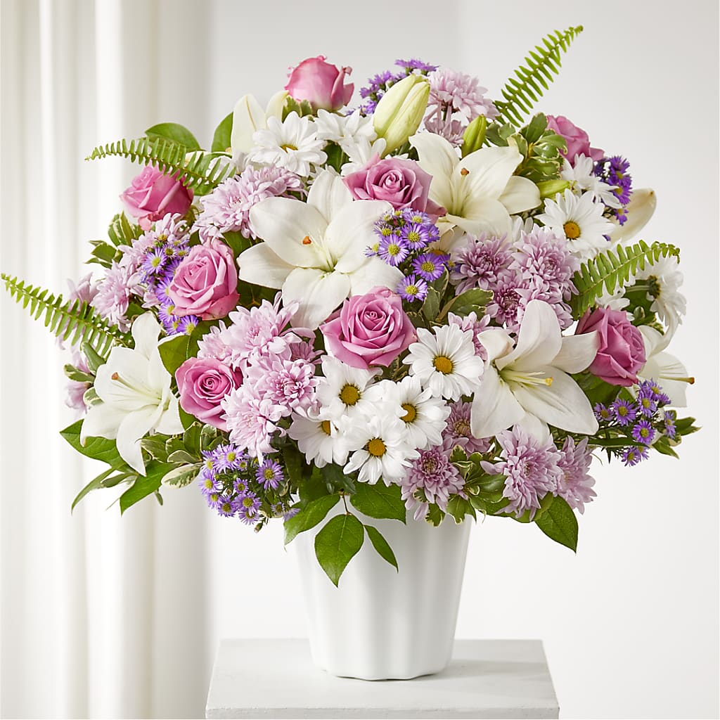 Warmest Thoughts Tabletop Basket – LAKELINE FLORIST & GIFTS, Austin TX