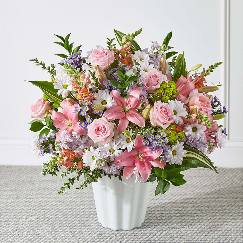 Abundant Compassion Floor Basket – LAKELINE FLORIST & GIFTS, Austin TX