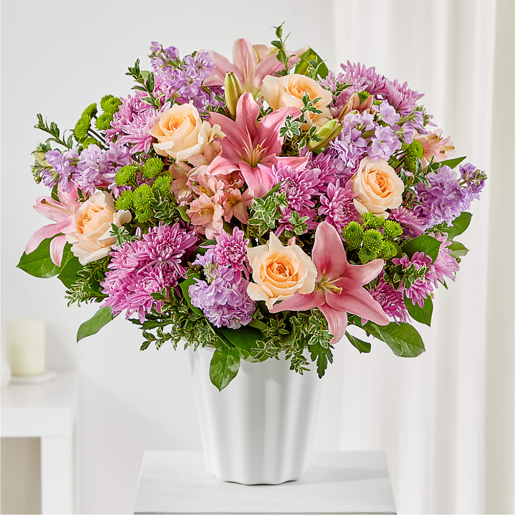 Supportive Embrace Tabletop Basket – LAKELINE FLORIST & GIFTS, Austin TX