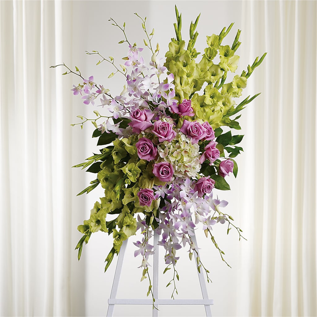 Lasting Legacy Standing Spray – LAKELINE FLORIST & GIFTS, Austin TX