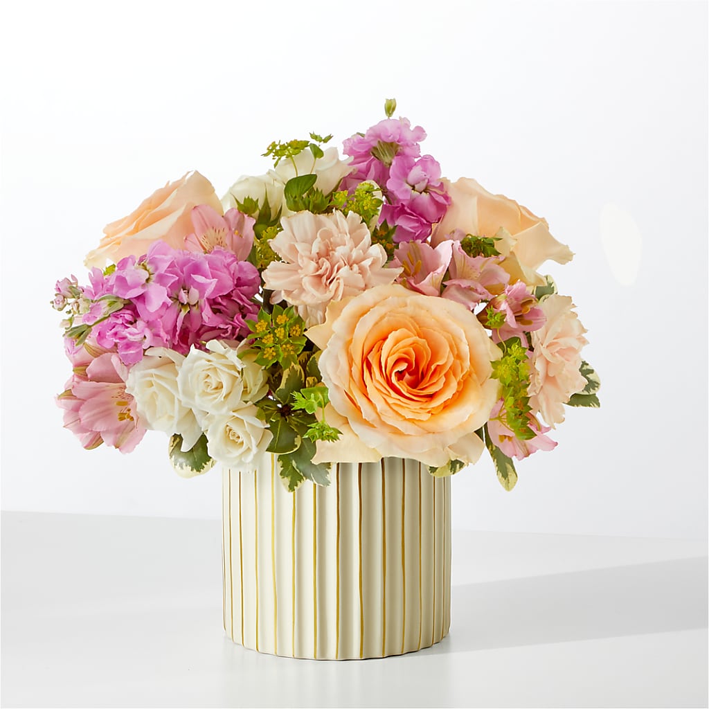 Paradise Bouquet with Ivory Vase – LAKELINE FLORIST & GIFTS, Austin TX