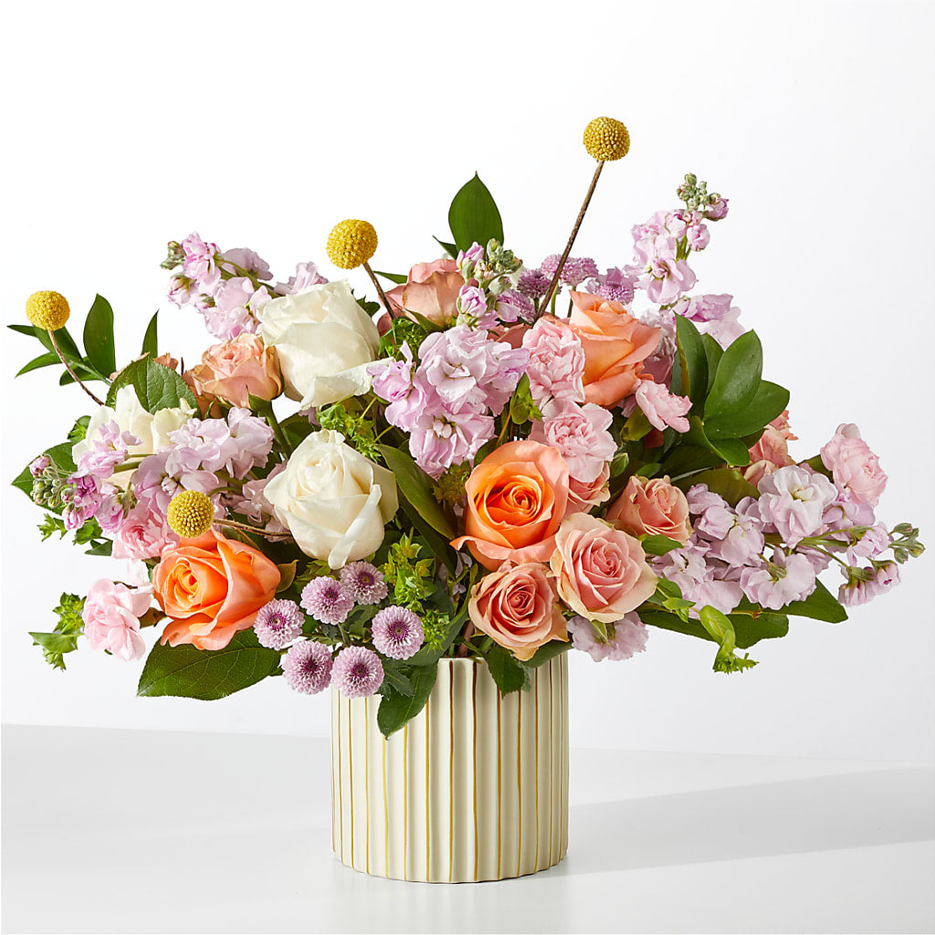 French Market Bouquet with Ivory Vase – LAKELINE FLORIST & GIFTS, Austin TX