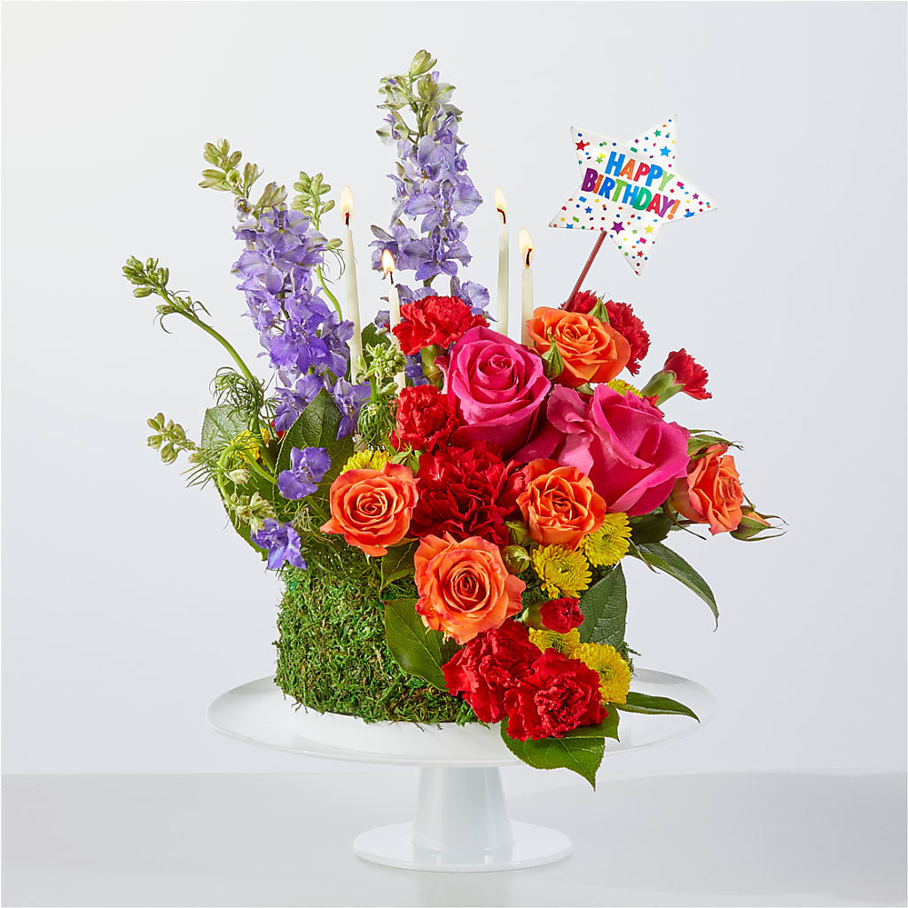 Best Year Yet Floral Cake – LAKELINE FLORIST & GIFTS, Austin TX