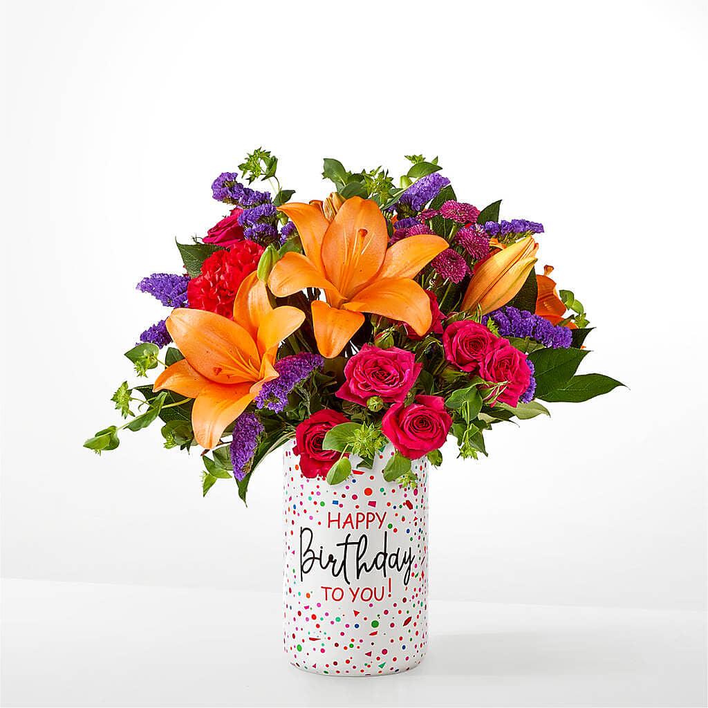 Birthday Palooza Bouquet – LAKELINE FLORIST & GIFTS, Austin TX