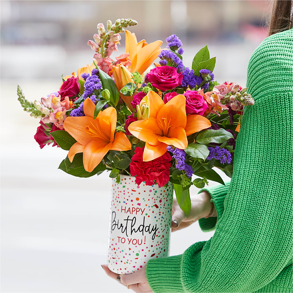 Birthday Palooza Bouquet – LAKELINE FLORIST & GIFTS, Austin TX