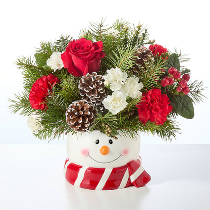 Jolly Snowman Bouquet – LAKELINE FLORIST & GIFTS, Austin TX