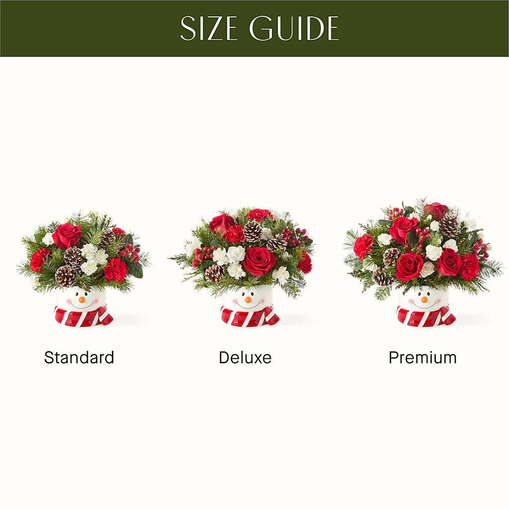 Jolly Snowman Bouquet – LAKELINE FLORIST & GIFTS, Austin TX