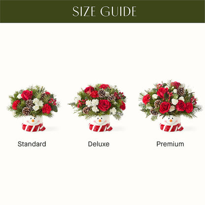 Jolly Snowman Bouquet – LAKELINE FLORIST & GIFTS, Austin TX