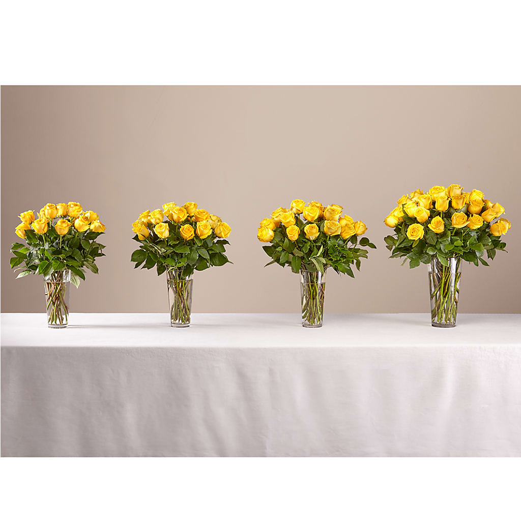 Long Stem Yellow Rose Bouquet – LAKELINE FLORIST & GIFTS, Austin TX