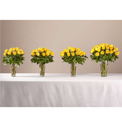 Long Stem Yellow Rose Bouquet – LAKELINE FLORIST & GIFTS, Austin TX