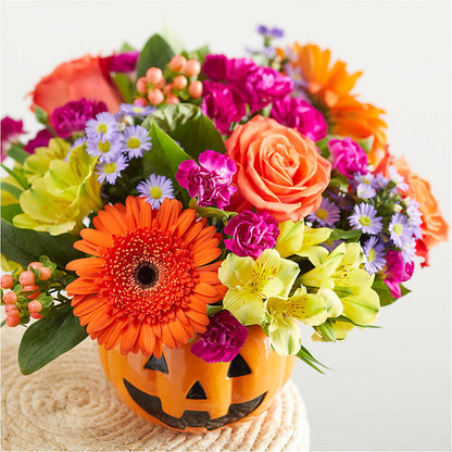 Tricks & Treats Pumpkin – LAKELINE FLORIST & GIFTS, Austin TX