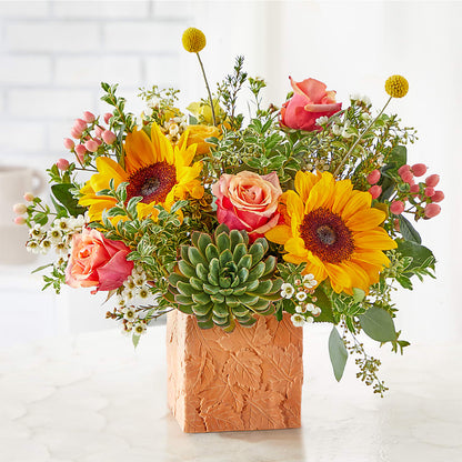 Sunflower Season Bouquet – LAKELINE FLORIST & GIFTS, Austin TX