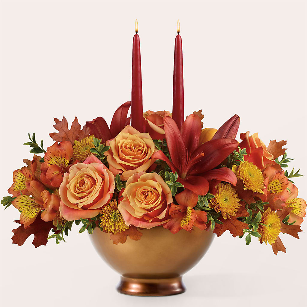 Harvest Table Centerpiece – LAKELINE FLORIST & GIFTS, Austin TX