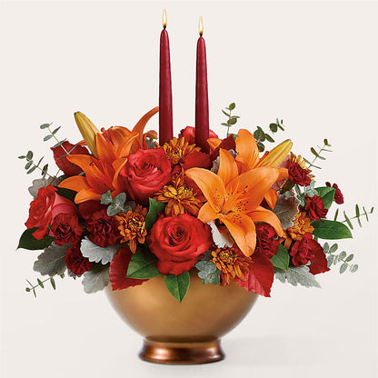 Fruits of Fall Centerpiece – LAKELINE FLORIST & GIFTS, Austin TX