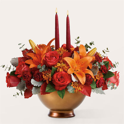 Fruits of Fall Centerpiece – LAKELINE FLORIST & GIFTS, Austin TX