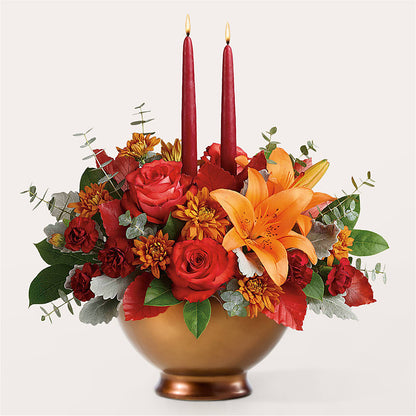 Fruits of Fall Centerpiece – LAKELINE FLORIST & GIFTS, Austin TX