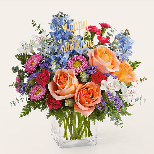 Birthday Bash Bouquet – LAKELINE FLORIST & GIFTS, Austin TX