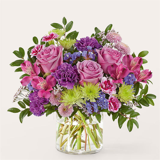 Glass Half Full Bouquet – LAKELINE FLORIST & GIFTS, Austin TX