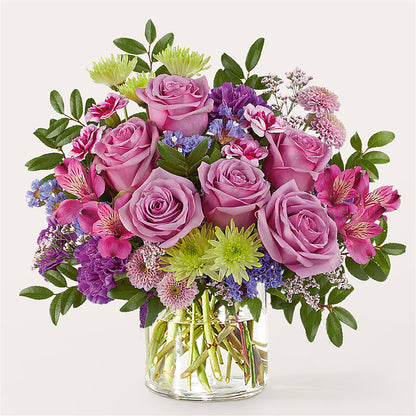 Glass Half Full Bouquet – LAKELINE FLORIST & GIFTS, Austin TX