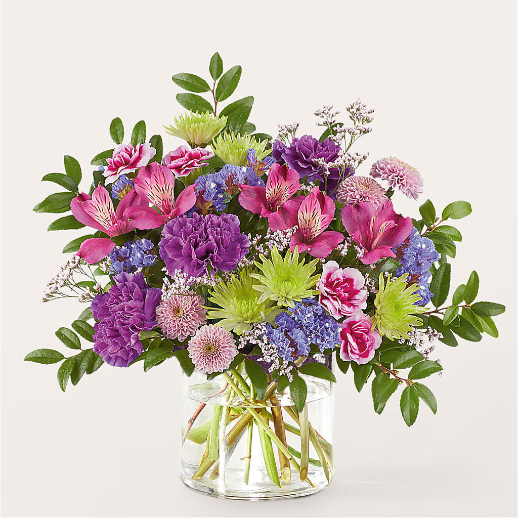 Glass Half Full Bouquet – LAKELINE FLORIST & GIFTS, Austin TX