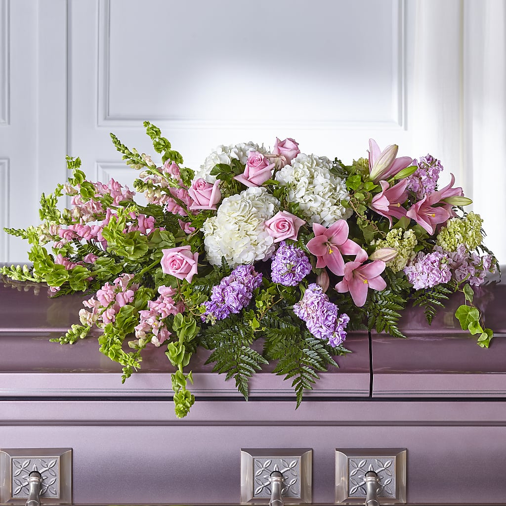 Life's Gratitude Casket Spray – LAKELINE FLORIST & GIFTS, Austin TX