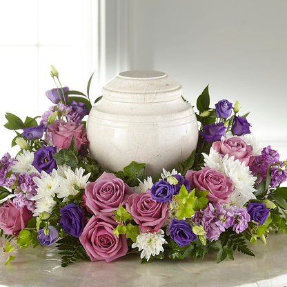 Blooming Sympathy Cremation Adornment – LAKELINE FLORIST & GIFTS, Austin TX