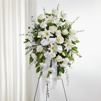 With Care Standing Spray – LAKELINE FLORIST & GIFTS, Austin TX