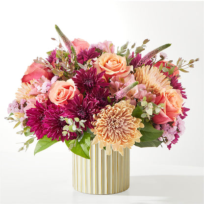 Berry Cobbler Bouquet with Ivory Vase – LAKELINE FLORIST & GIFTS, Austin TX