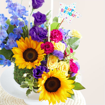 Star of the Day Floral Cake – LAKELINE FLORIST & GIFTS, Austin TX